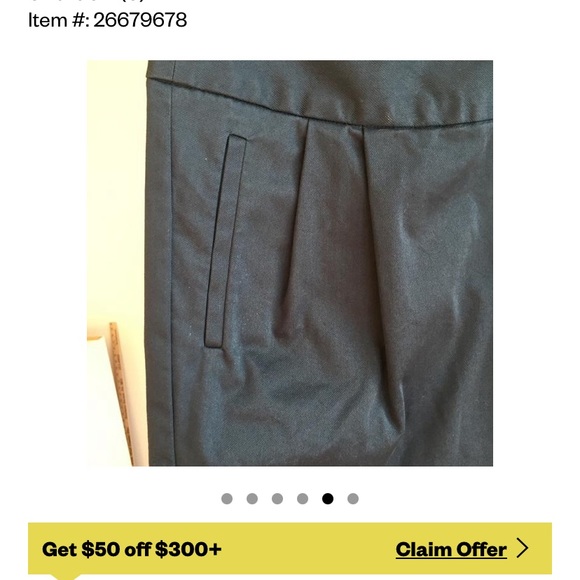 ‼️DONATED‼️Vintage Banana republic charcoal grey skirt size 2 - Picture 5 of 14